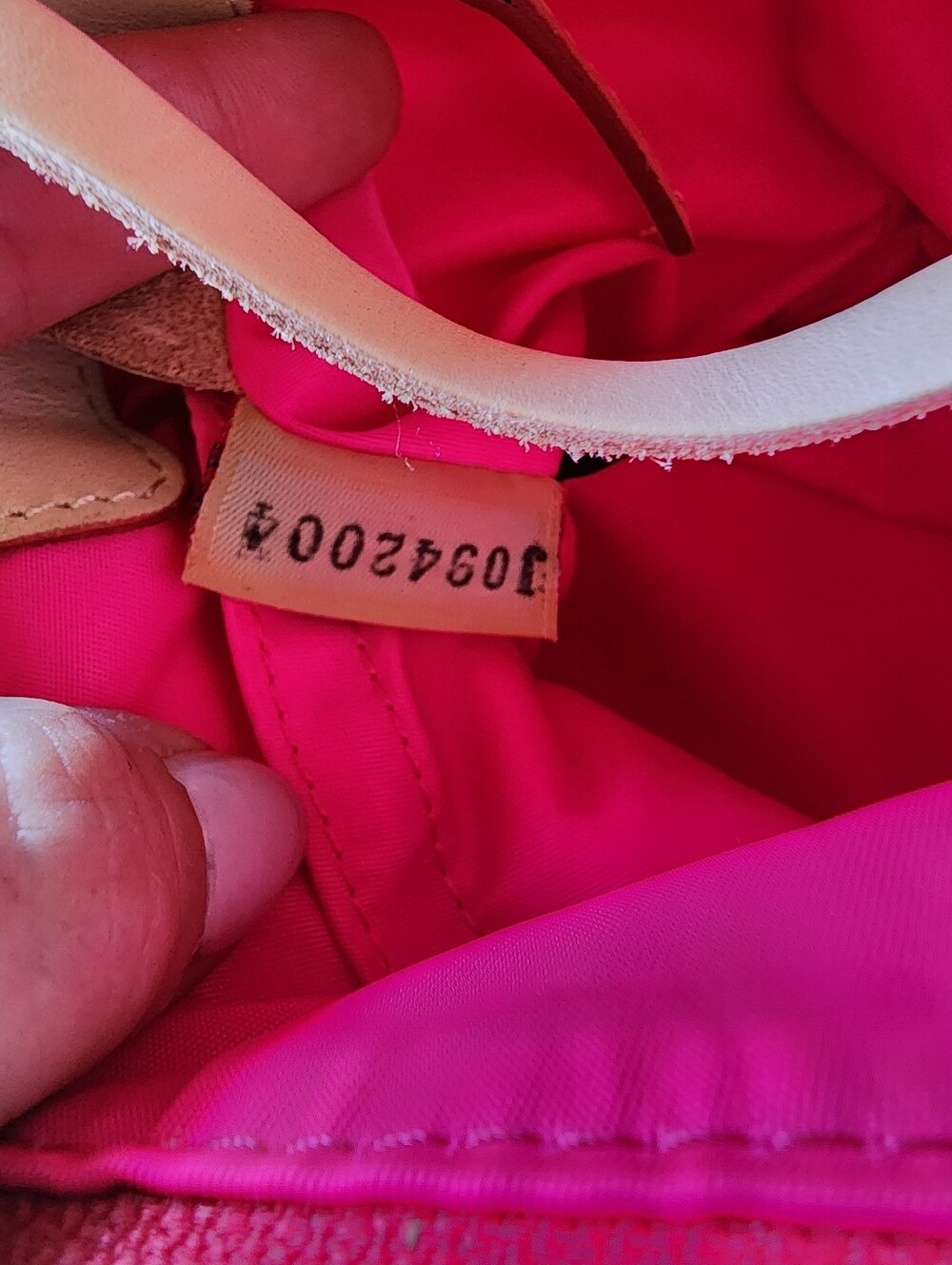 Dooney & Bourke Vintage Rainbow Striped Seersucker Mini Hand Bag, EUC - Picture 10 of 10